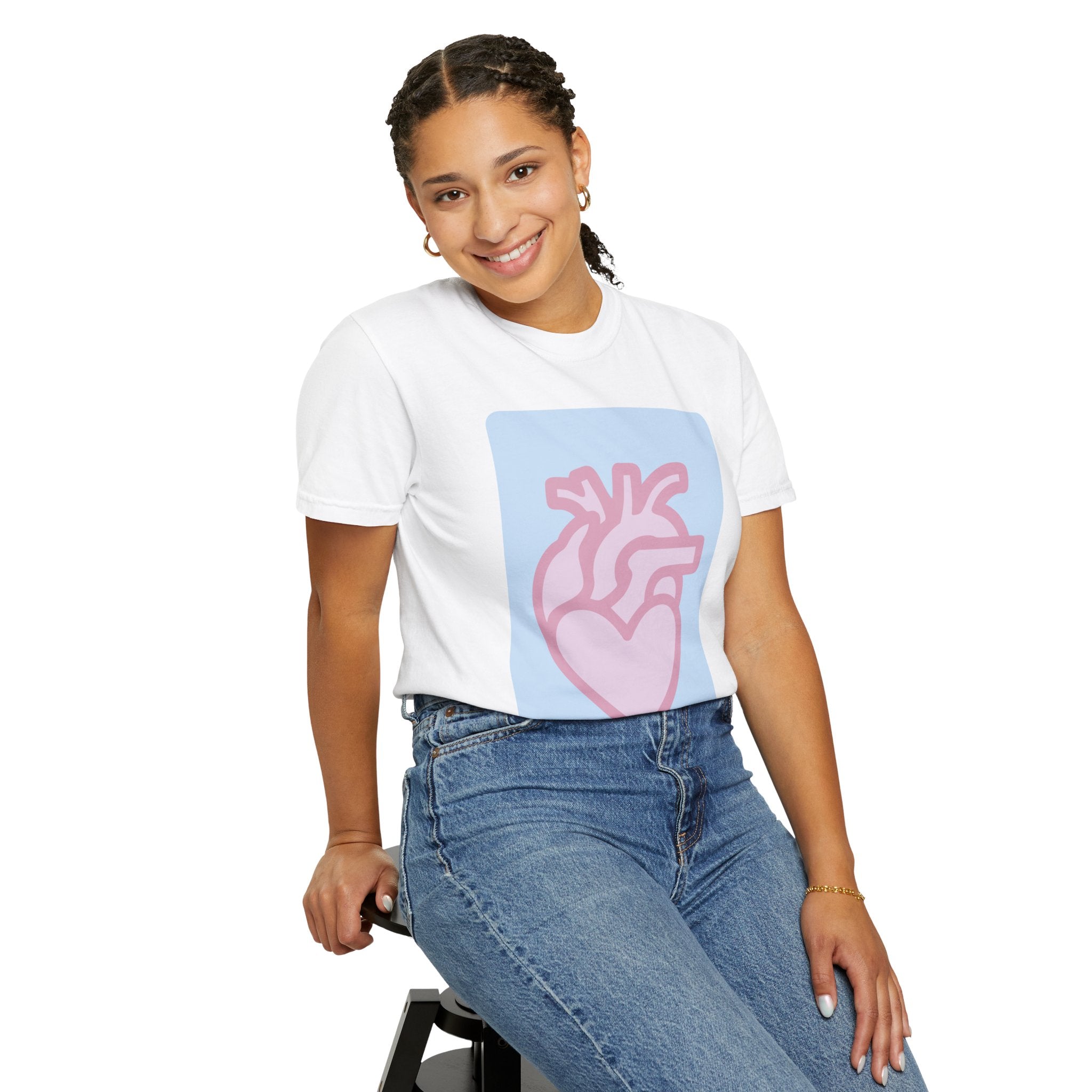 heart card - front -Heartfelt Unisex T-Shirt,