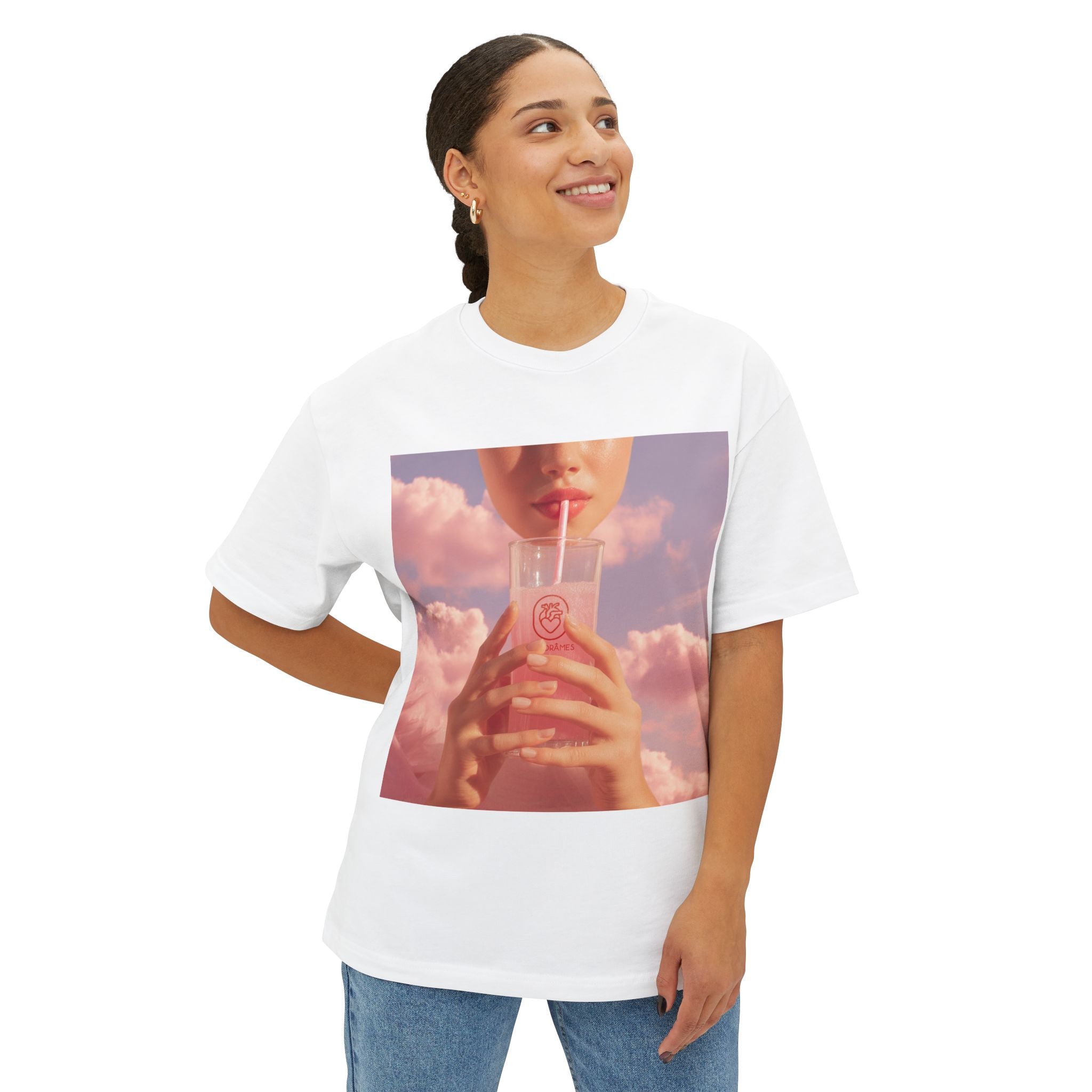 Pink lemonade Oversized Tee